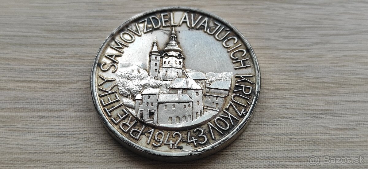 Medaila - Slovenský štát striebro RRR - 2