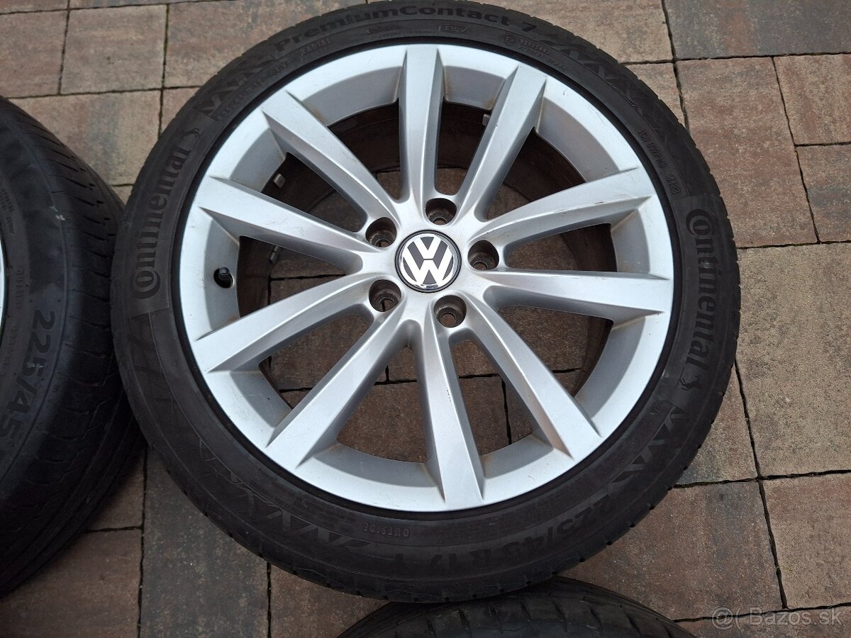 Predám hlinikové disky org.-Vw-Passat B6---R17 - 2