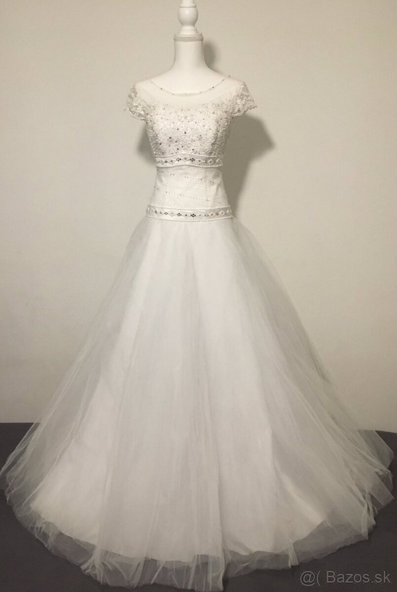 Biele šaty zn.JASMINE - 2