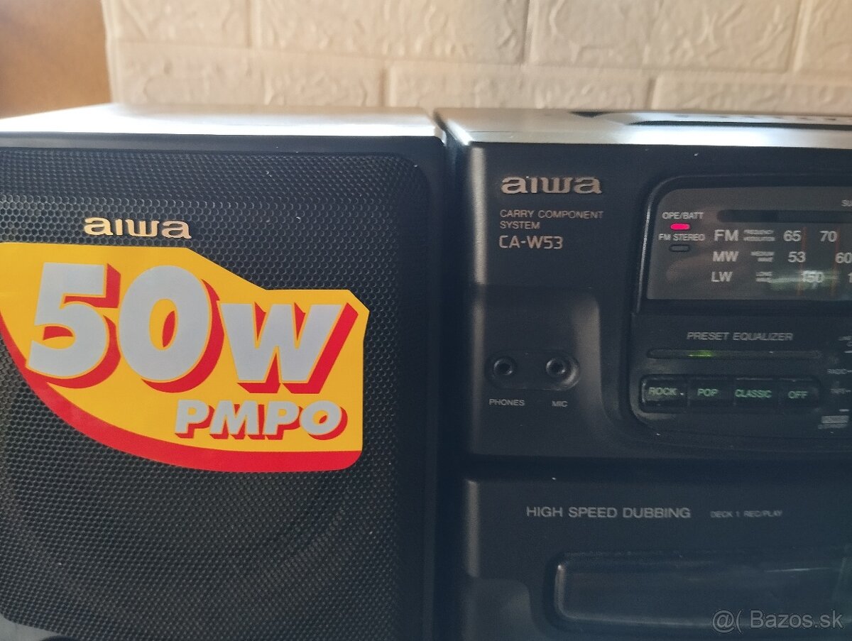 Rádiomagnetofón Aiwa. - 2