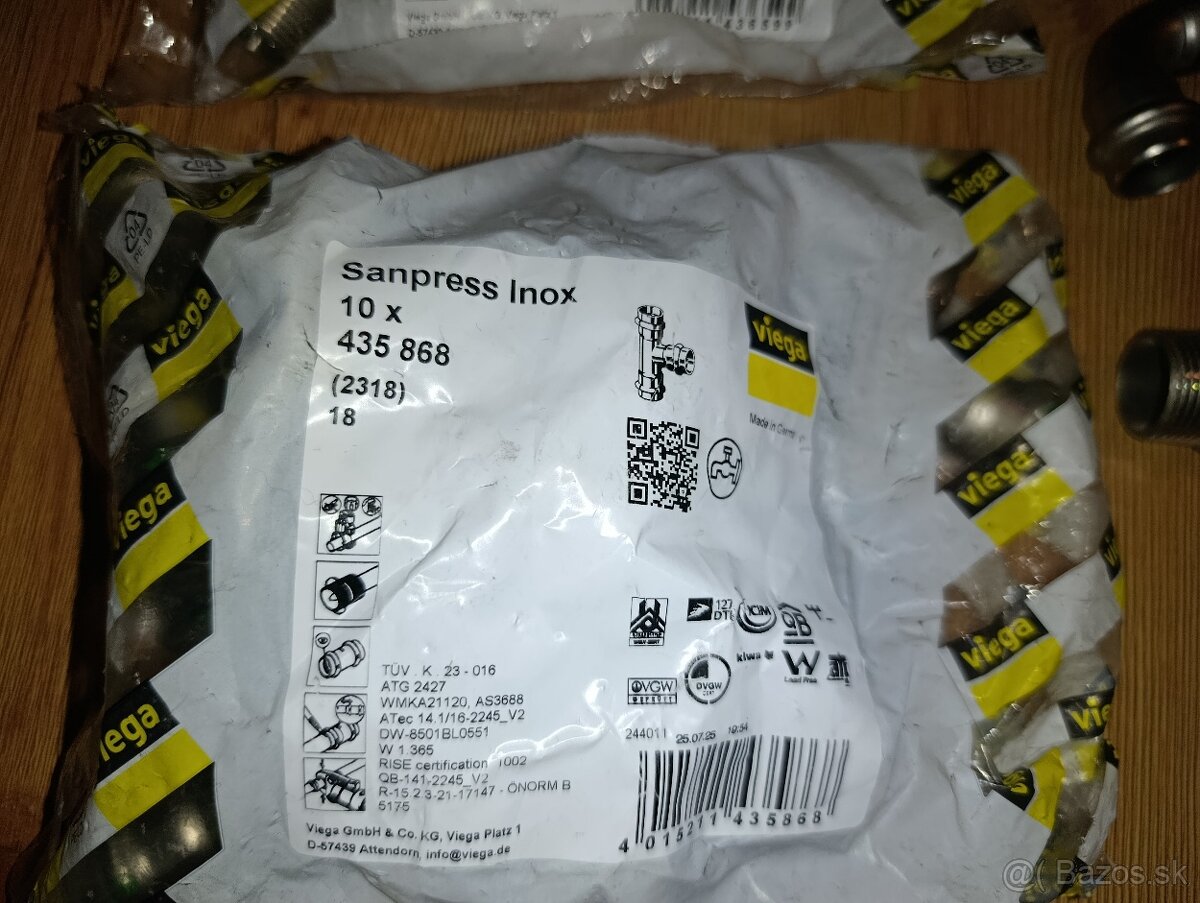 VIEGA, GEBERIT FITINGY - 2