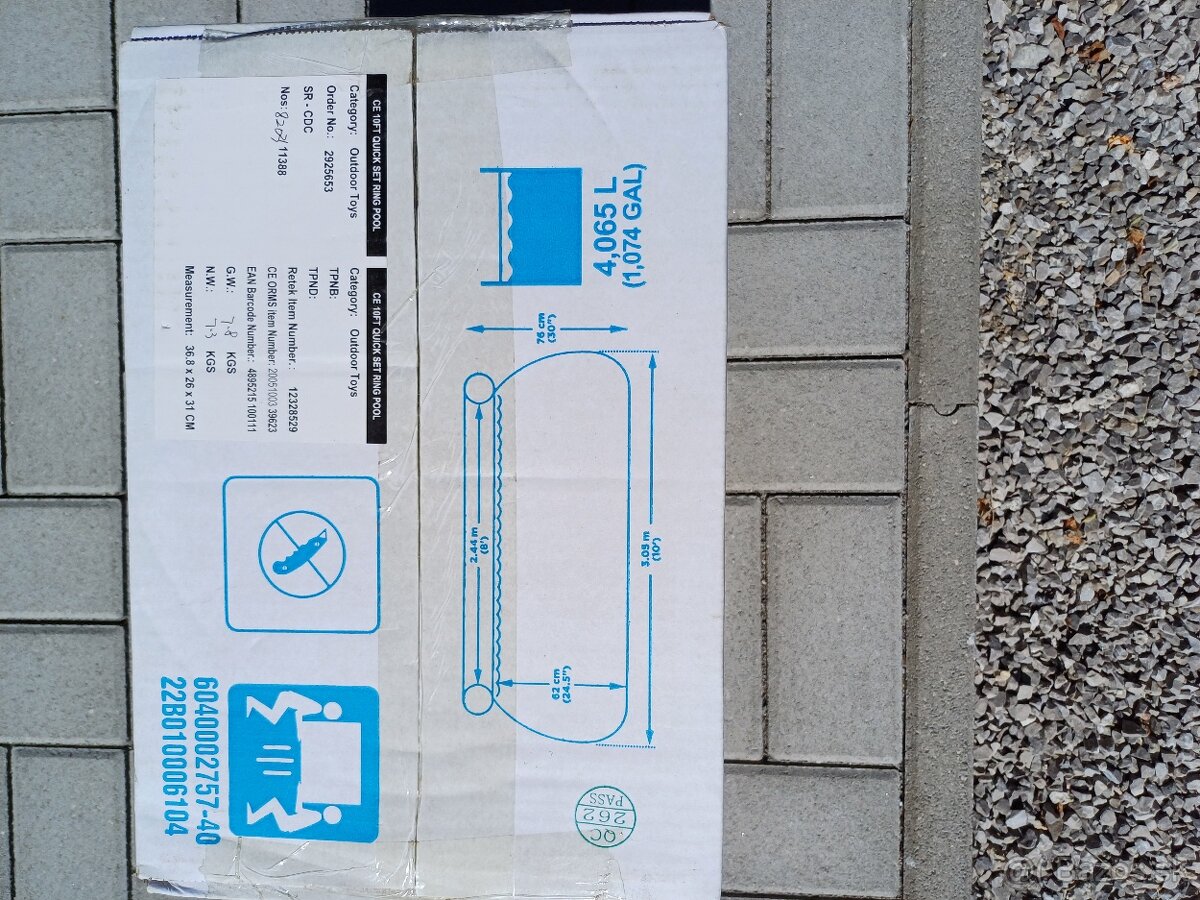 Bazén 3m s filtráciou aj solárnym panelom - 2