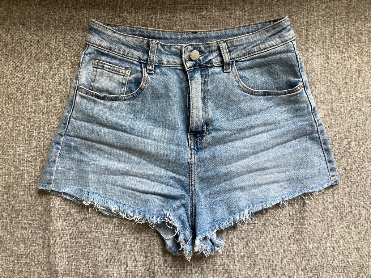 rifľové kraťasy s vysokým pásom - L - 2