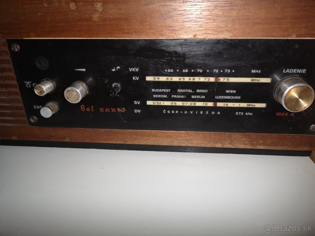 stolové gramorádio Tesla 1024A "Bel Canto" - 2