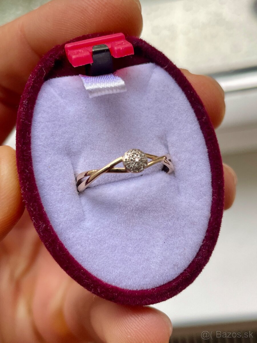 Zásnubný diamantový prsteň AMORA - 2