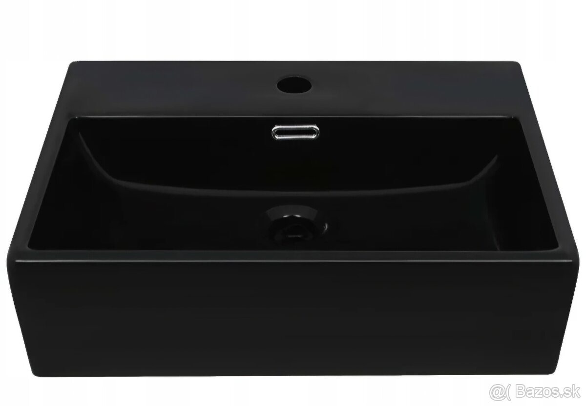 predám čierne keramické umývadlo na dosku - 2