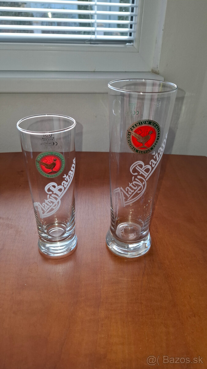 Poháre na pivo - 0,70€ / kus - 2