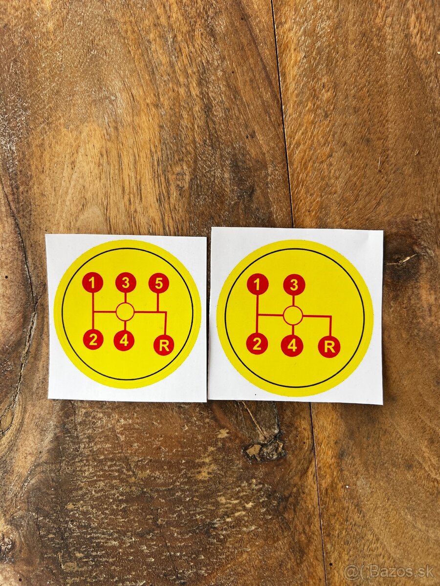 Dobové nálepky s rýchlosťami - 2