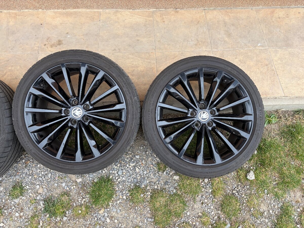 Original disky + pneu Skoda Superb 3 - 2