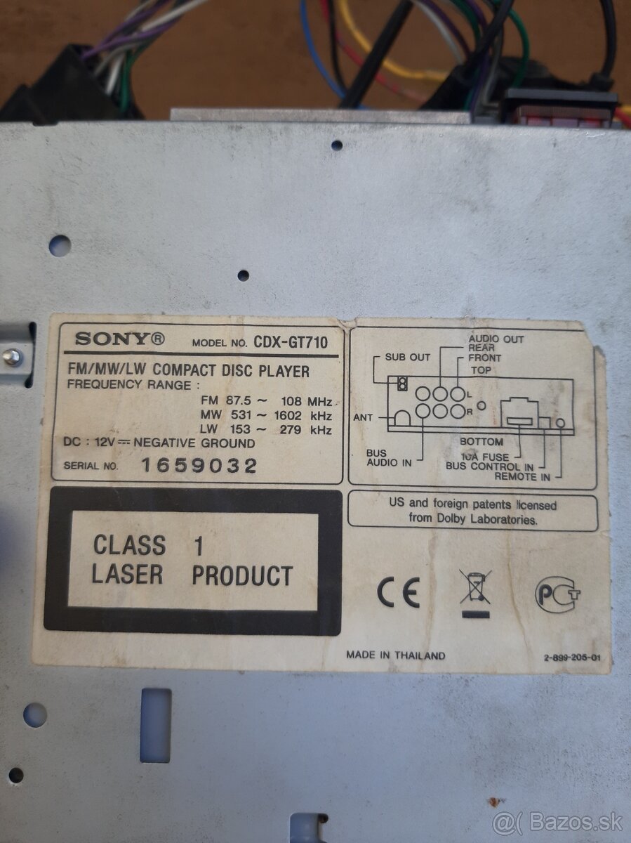 Sony cdx-gt710 - 2