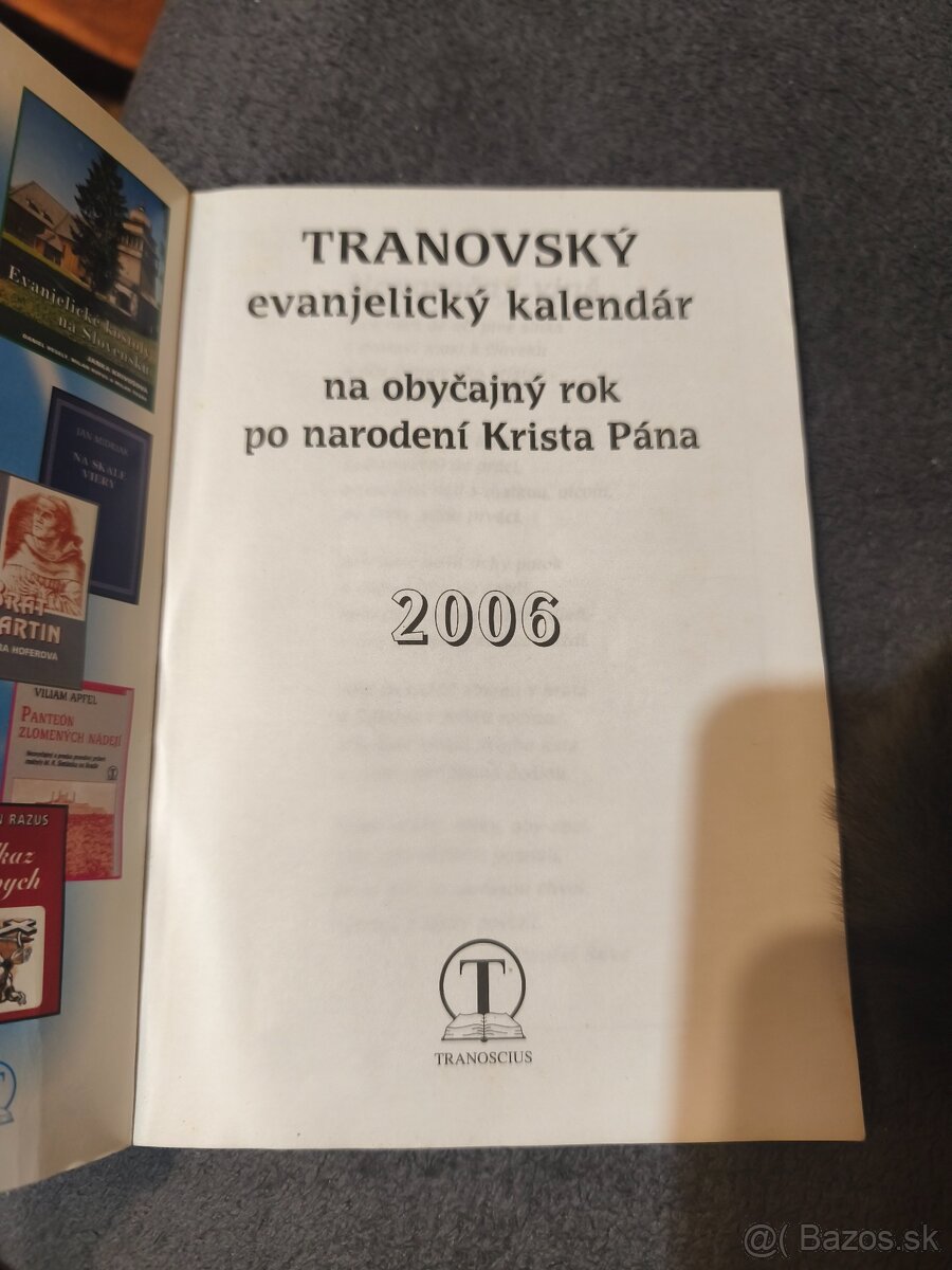 Tranovský evanjelický kalendár 2006 - 2