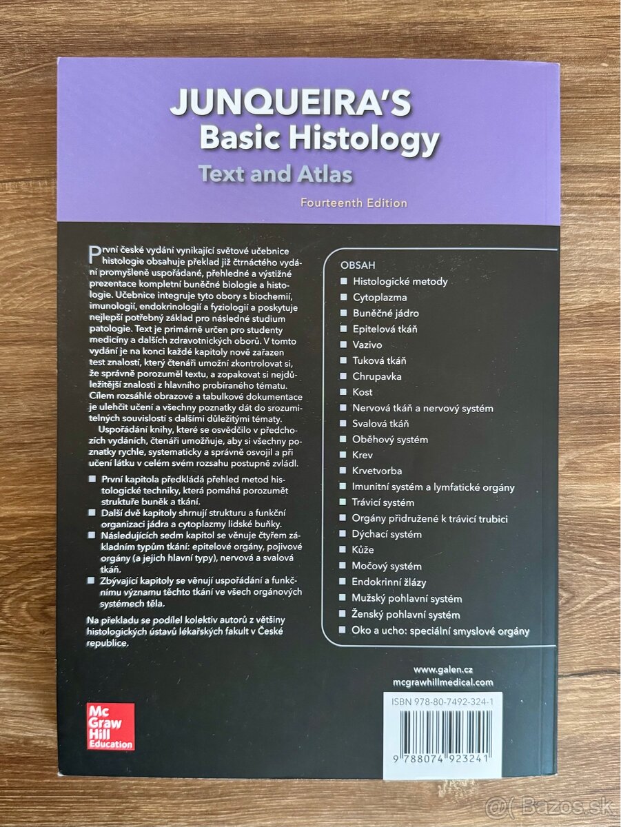 Junqueirovy základy histologie - 2