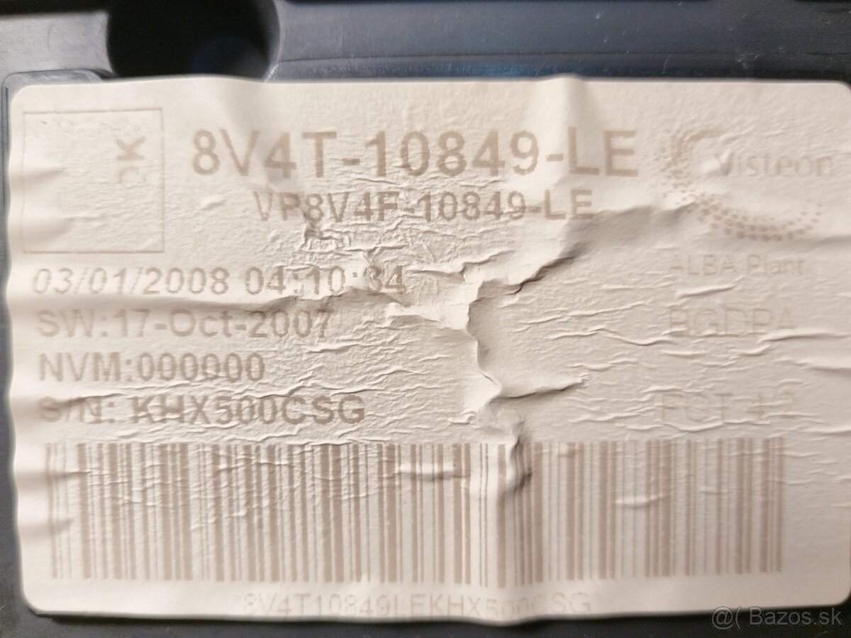 Dopyt Ford budíky 1,6tdci 66kw roč. 2008 - 2