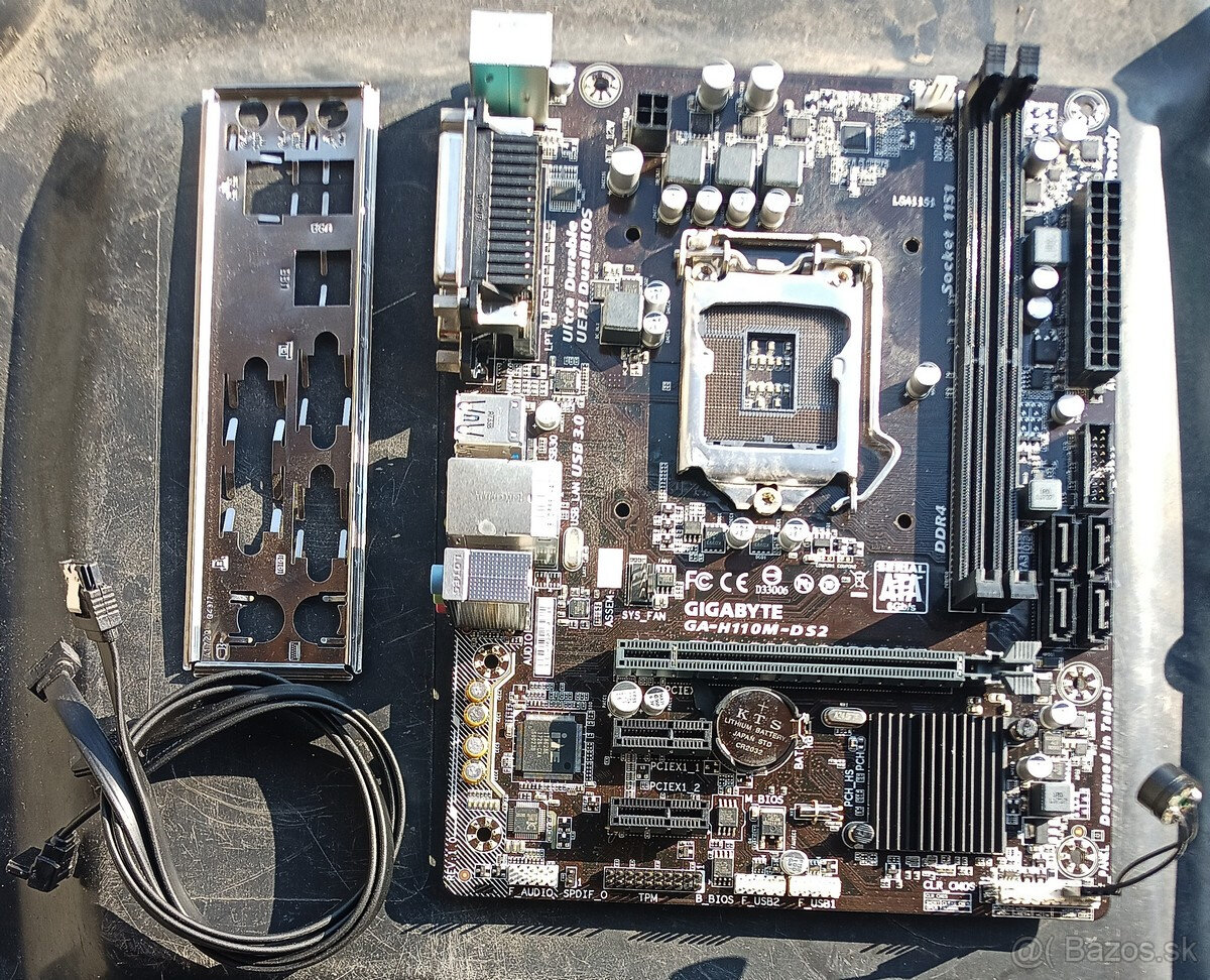 Gigabyte GA-H110M-DS2 VER:1.0 pridaná podpora Xeon CPU - 2