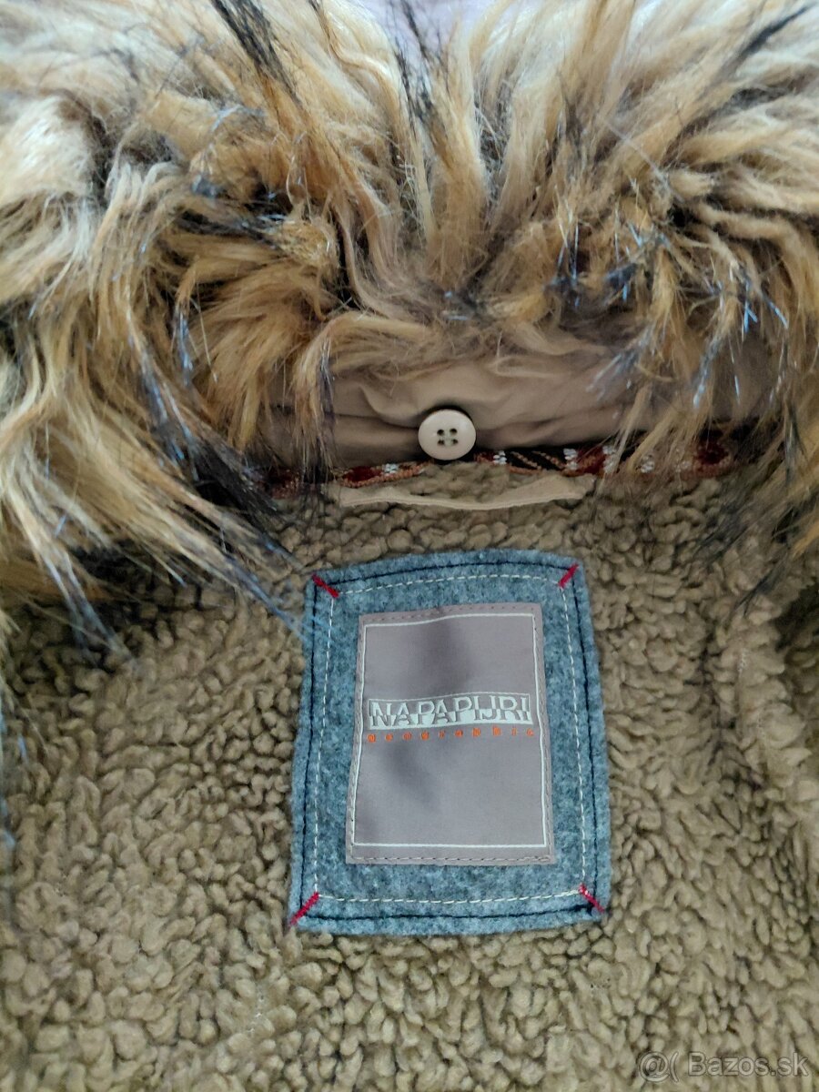 Zimná parka NAPAPIJRI, pravá kožušina - 2