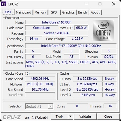 i7-10700F + 32GB DDR4-3200 + TUF GAMING B560 + COOLER - 2