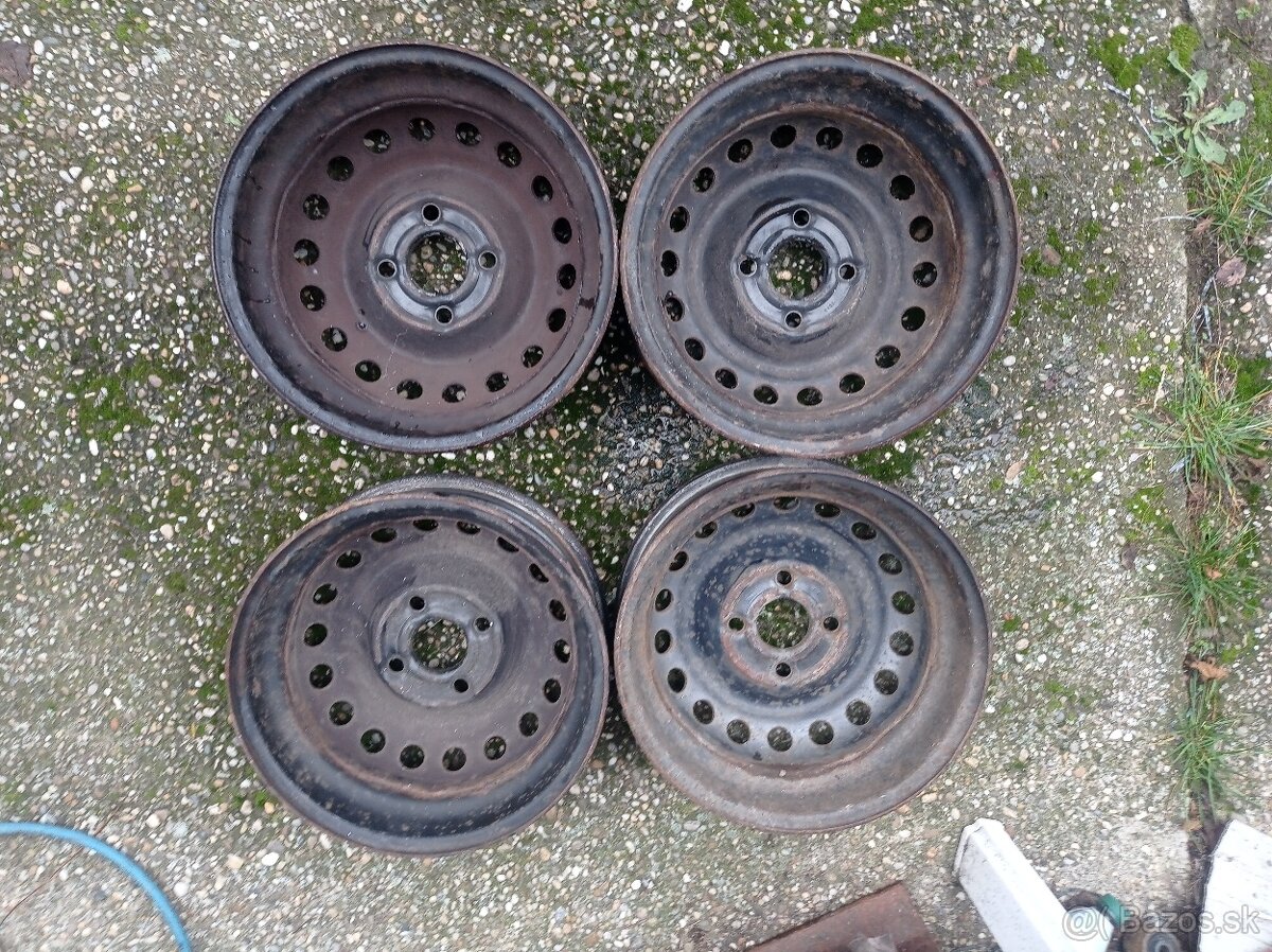 Plechové disky 4x100r13 - 2