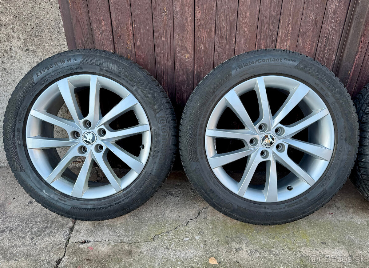 originální ALU kolesá škoda elbrus R18 5x112 - 2