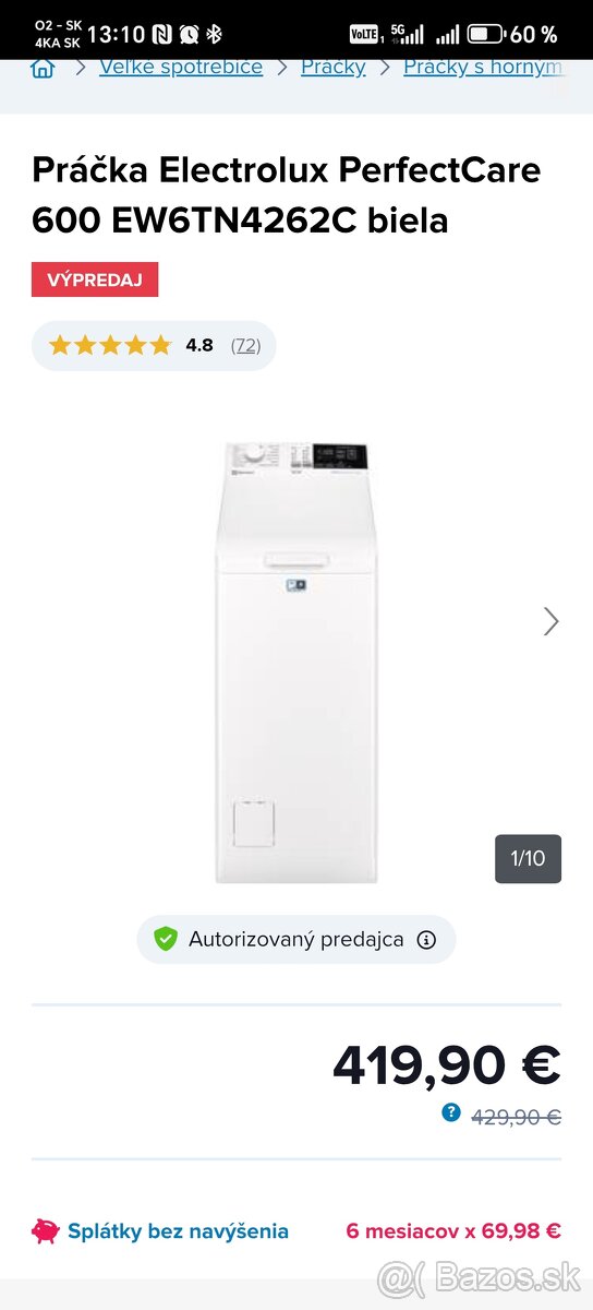 Práčka elektrolux - 2