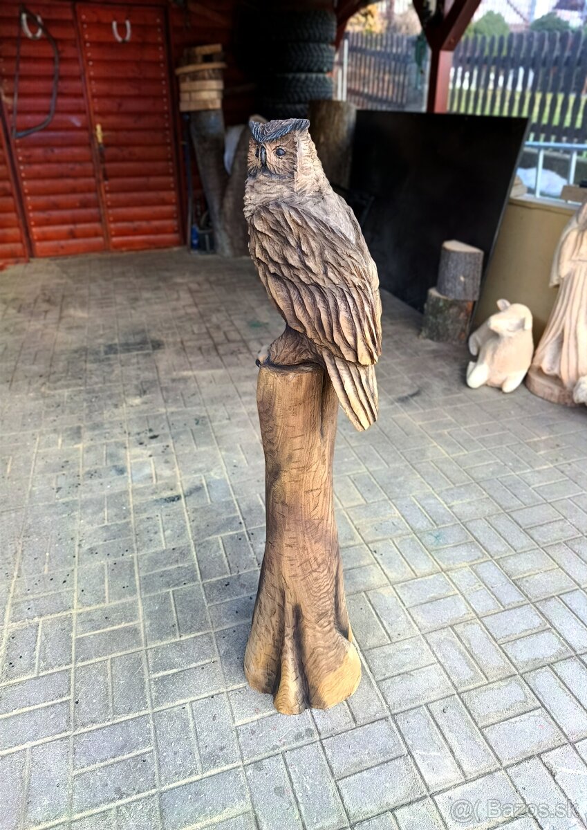 Drevorezba sova - 2