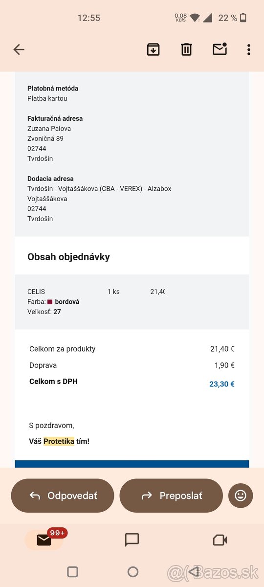 Dievčenské tenisky protetika 27 - 2