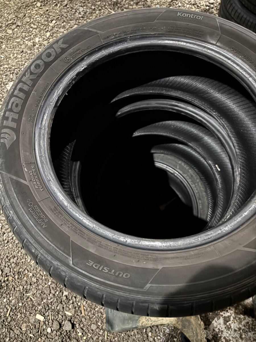 Predám letné pneu Hankook 205/55 r16 - 2