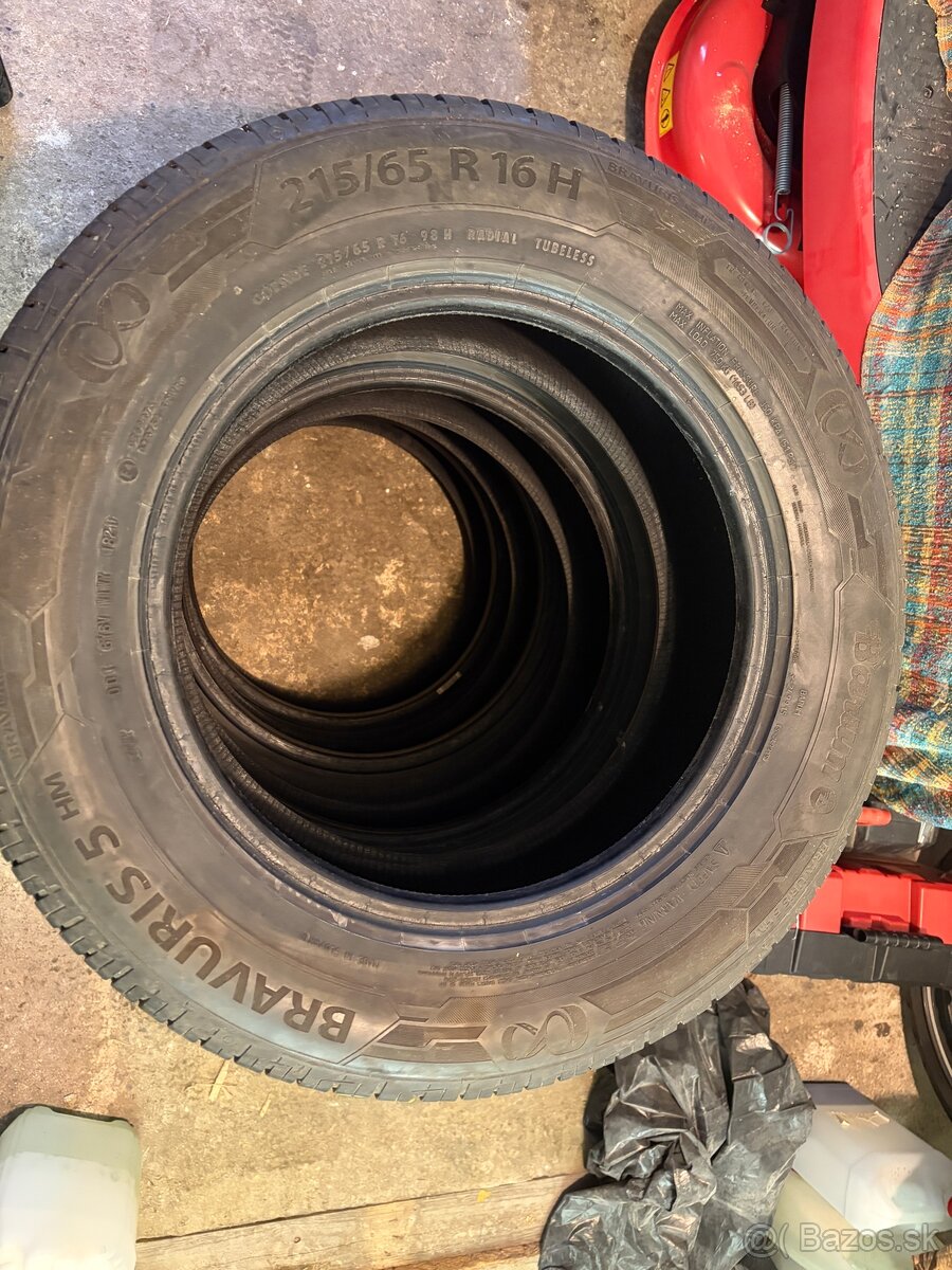 Predám letné pneumatiky Barum Bravuris 5 - 2