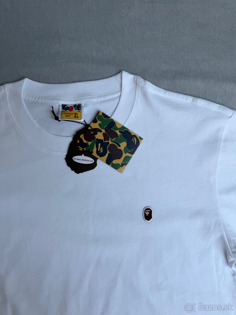 👕 A Bathing Ape (BAPE) Small Ape Head Tee – White – nová 👕 - 2