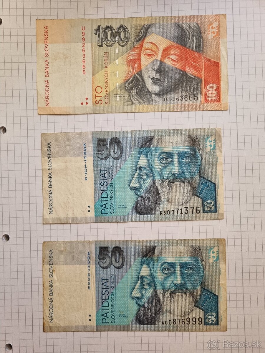 100 Sk , 50 Sk , 20 Sk - 2