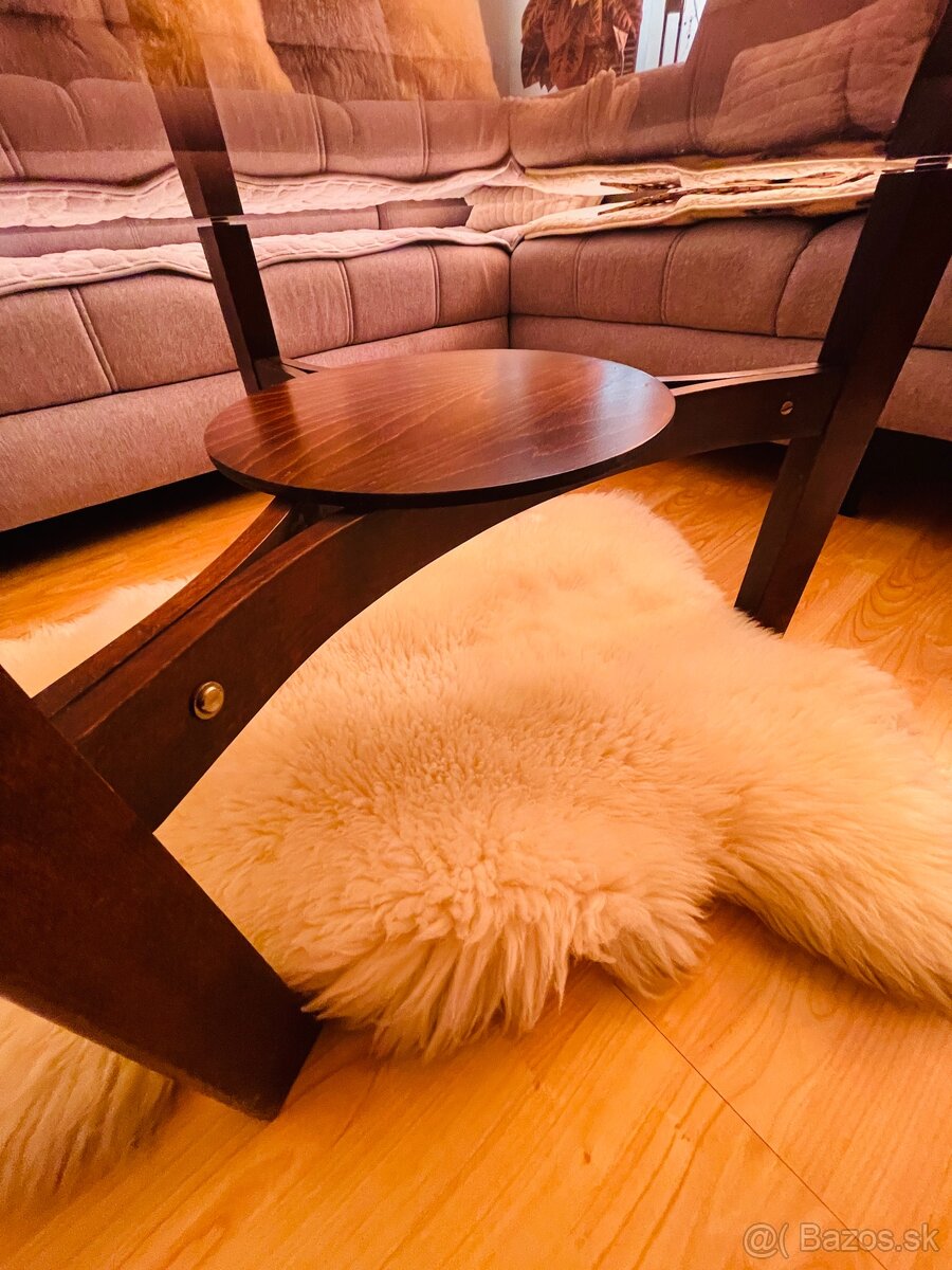 Sklenený kávový stolík - 2