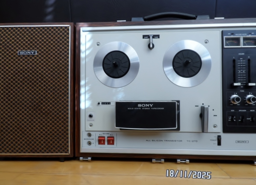Kotučový magnetofon SONY TC-270 + repro SONY - 2