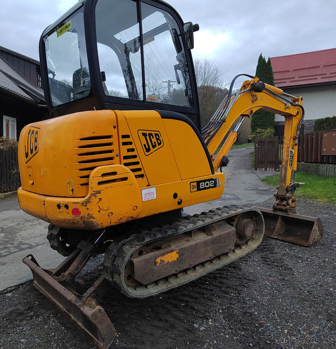 Mini bagr JCB 802, rok 2004, 298 000Kč + DPH - 2