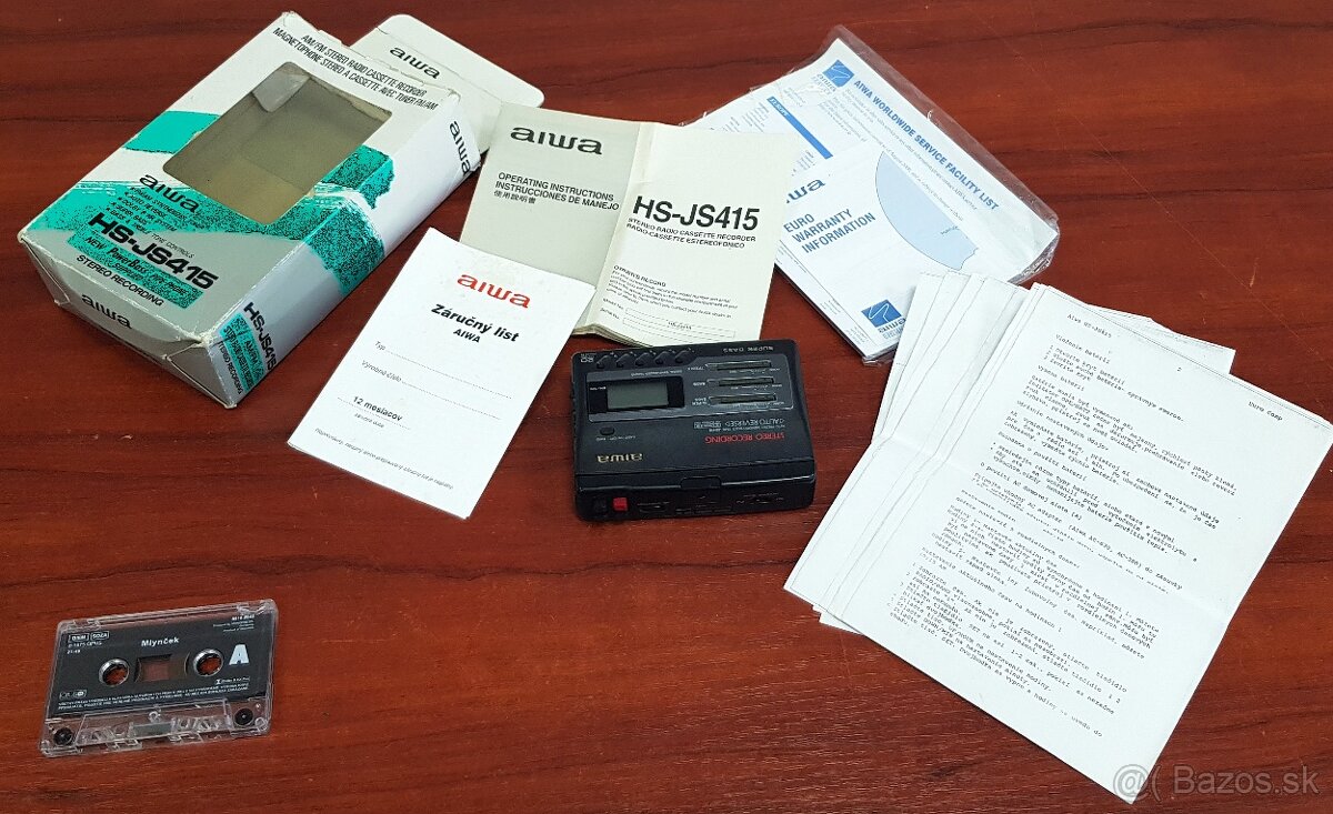 AIWA volkmen-na opravu - 2