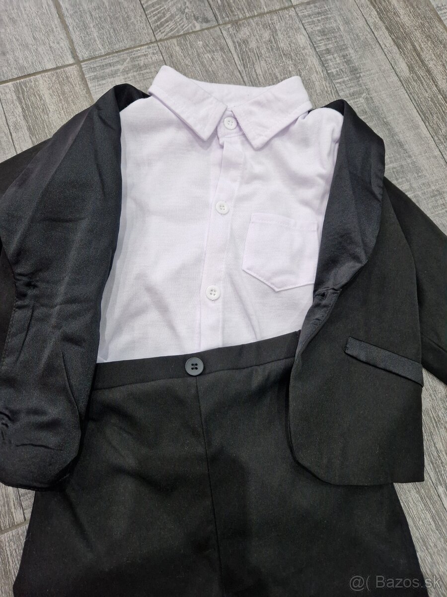 Detský oblek s košeľou - 2