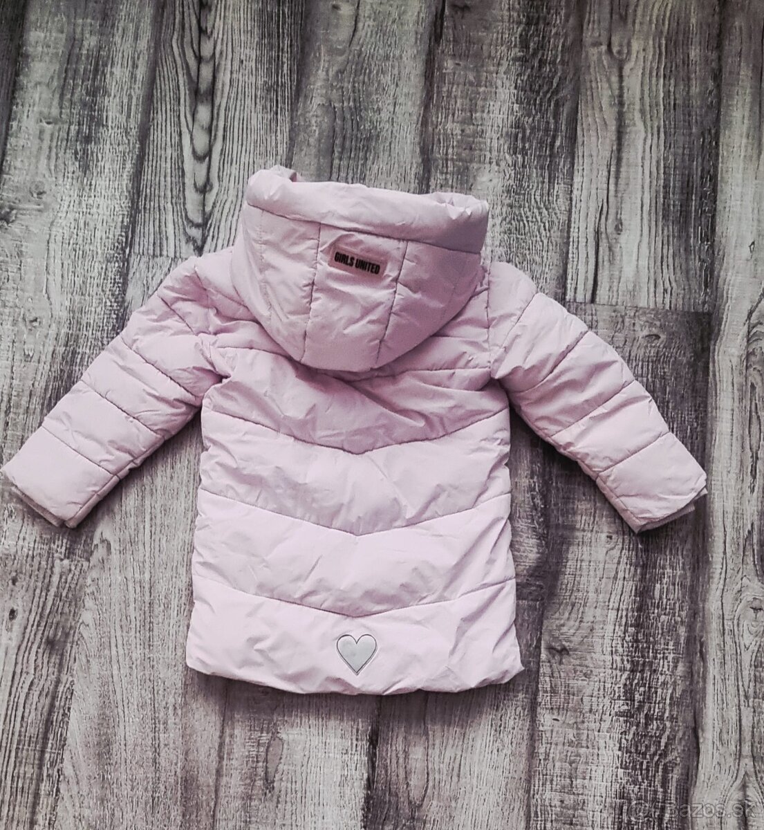 Hrubá teplá predĺžená bundička veľkosť 116 - 2