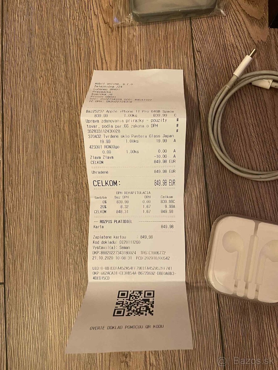Predám iPhone 11pro 64gb - 2