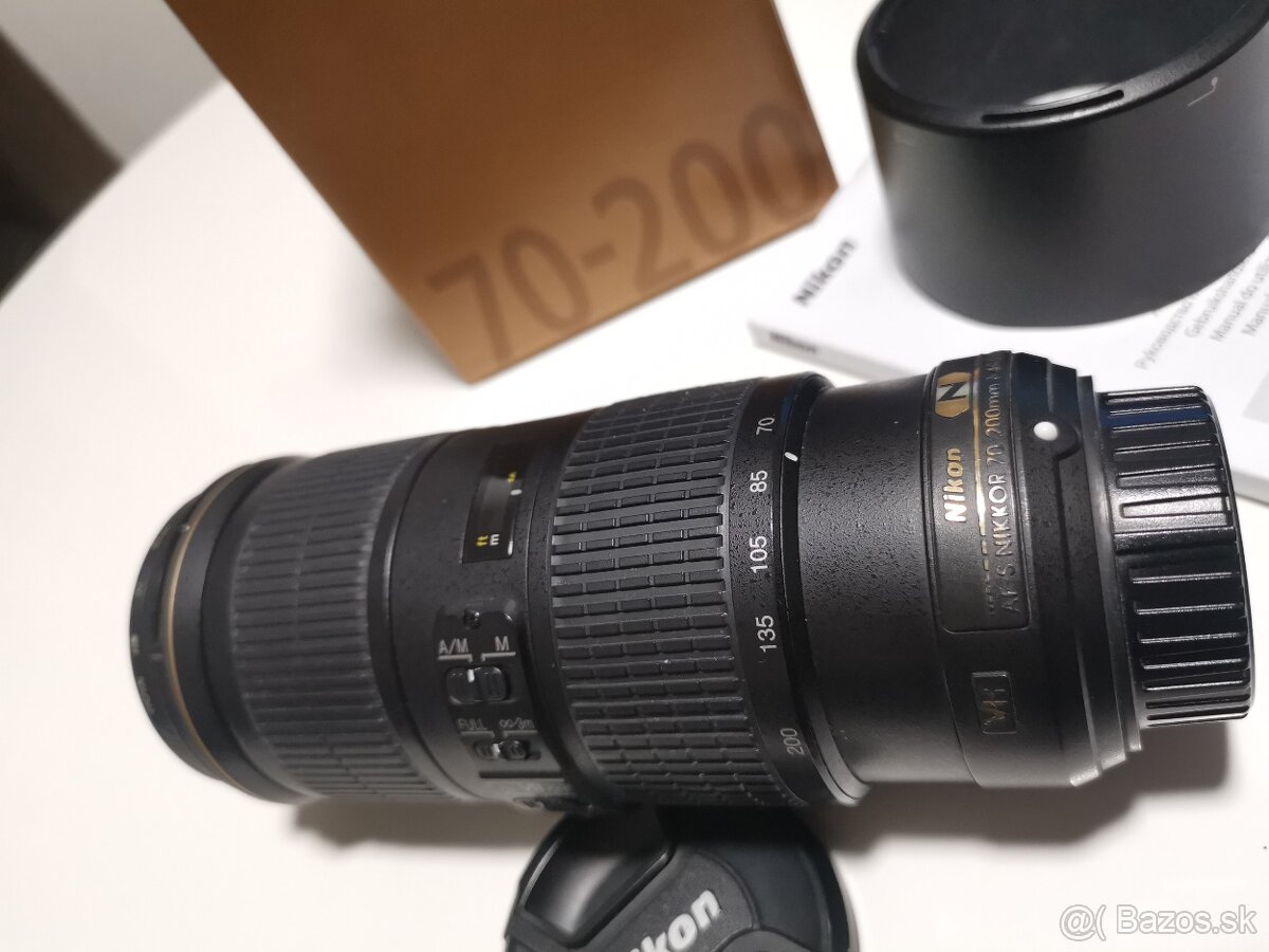 Predám objektív Nikon 70-200 f4 - 2