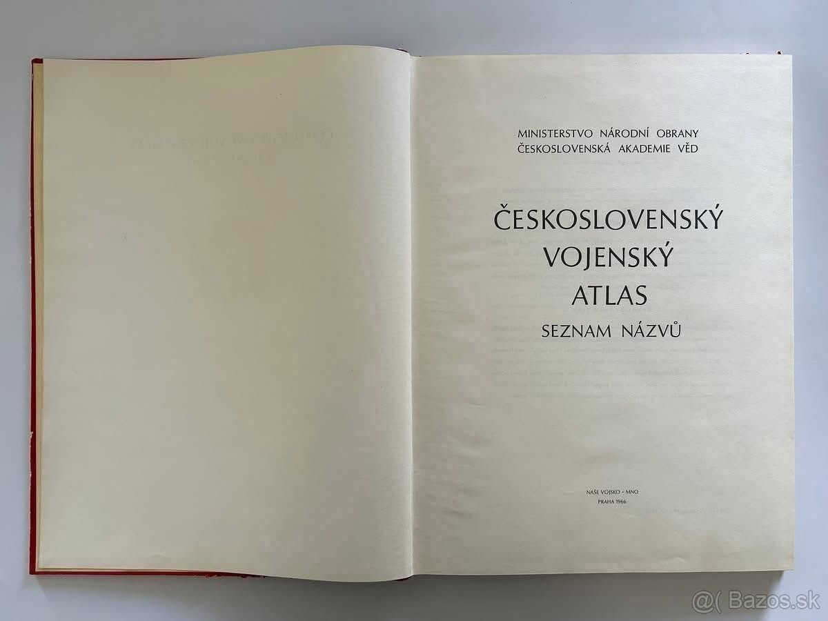 Československý vojenský atlas - 2