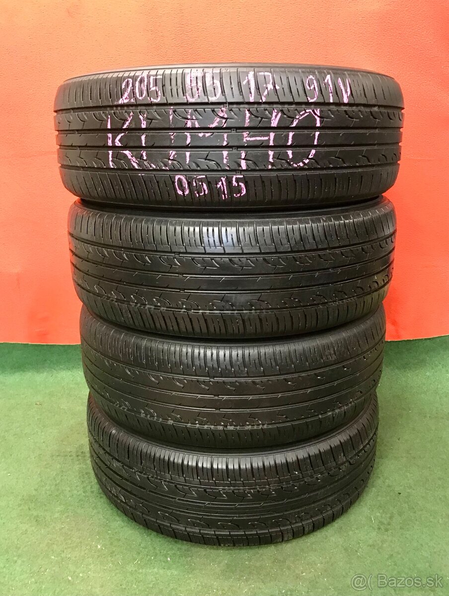 205/55 r17 letné KUMHO 91V - 2