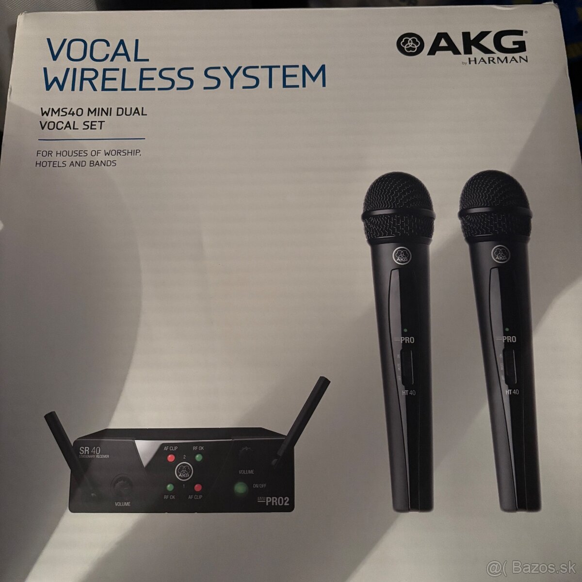 AKG WMS40 Mini2 Vocal Dual Bezdrôtový set mikrofónov - 2
