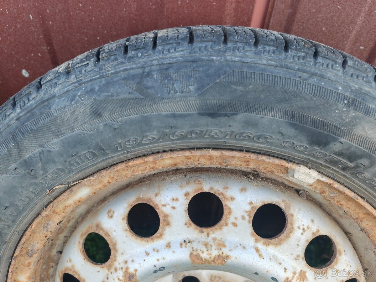 Zimné kolesá nexen 5x112 195/60 R16 C - 2