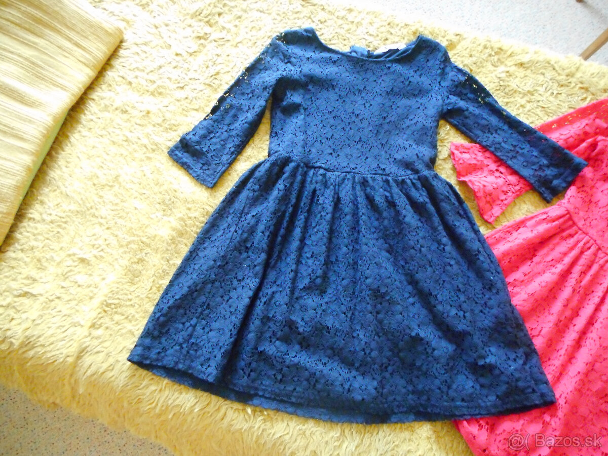 2x dievčenské čipkované atočky 152cm - 2