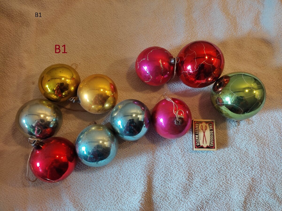 Vianočné ozdoby RETRO - 2