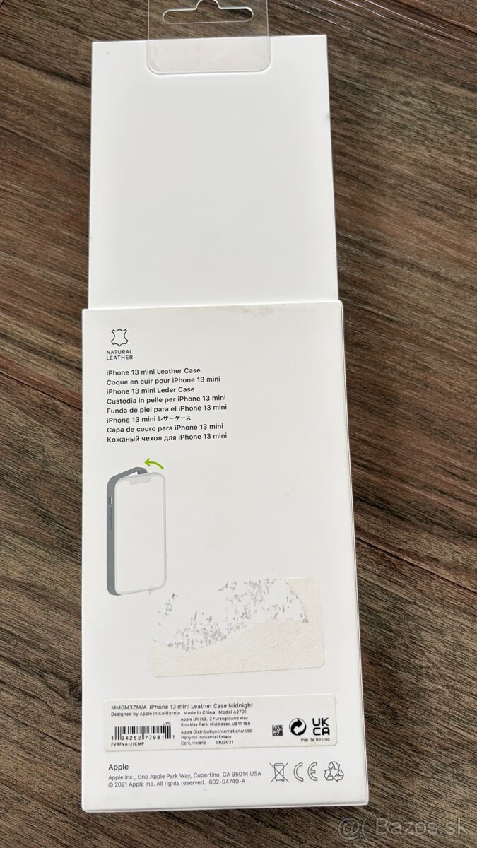 Nové originál kožené púzdro Apple Iphone 13 mini - 2