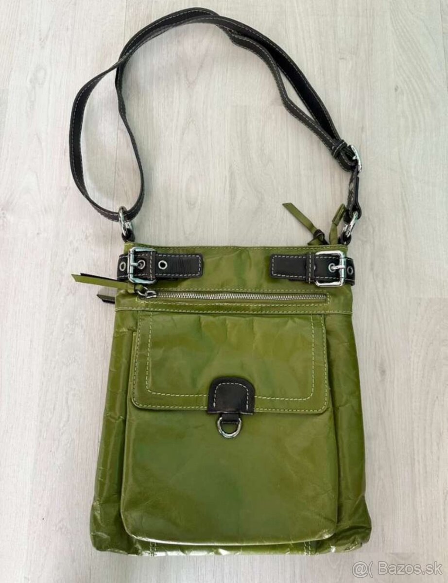 Kožená kabelka cez rameno - 2