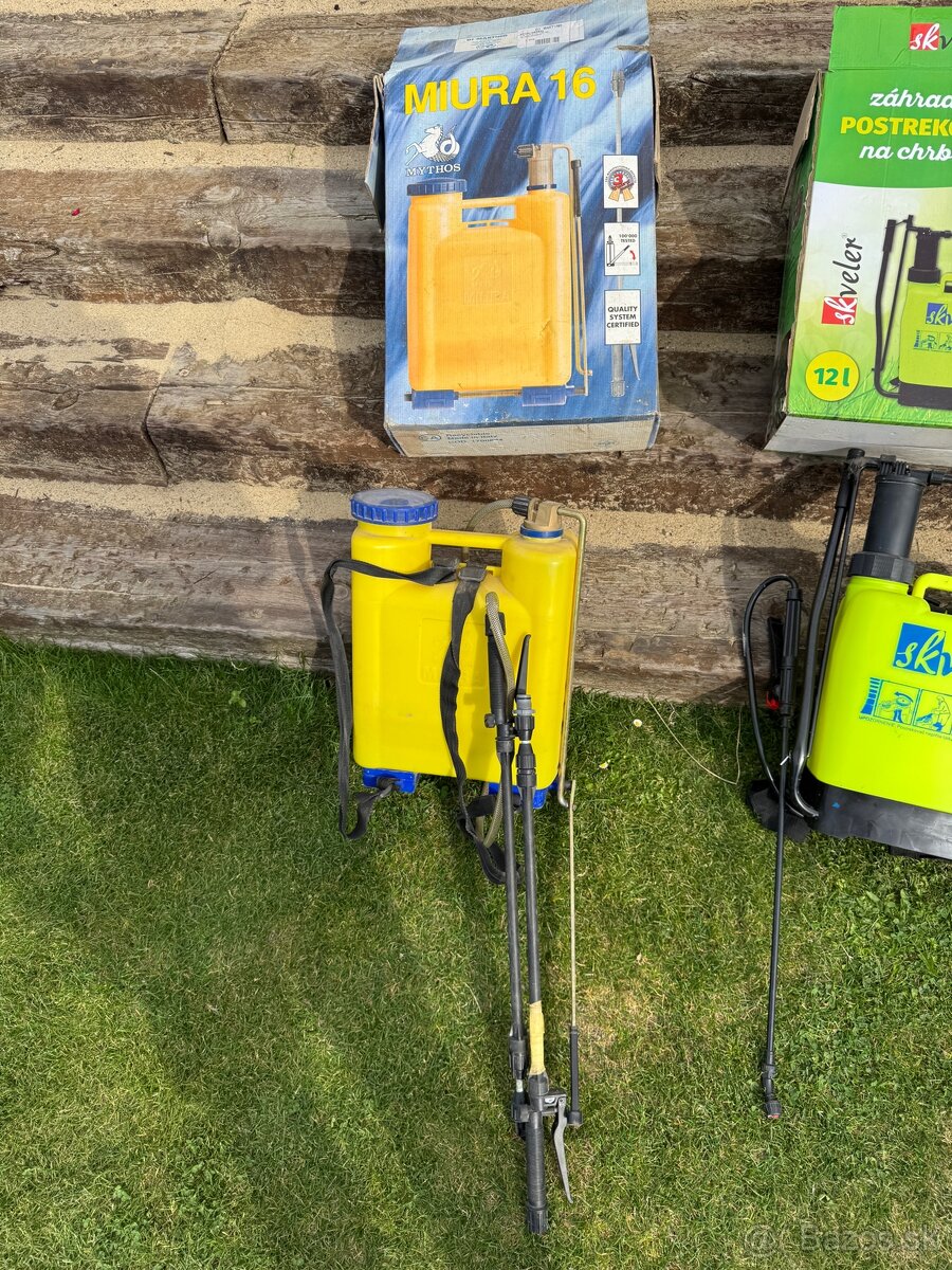 Chrbtové postrekovače – viac kusov - 2