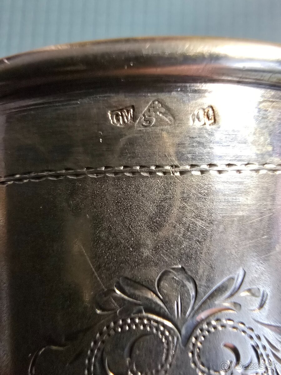 Strieborný pohár 800/1000 - 2