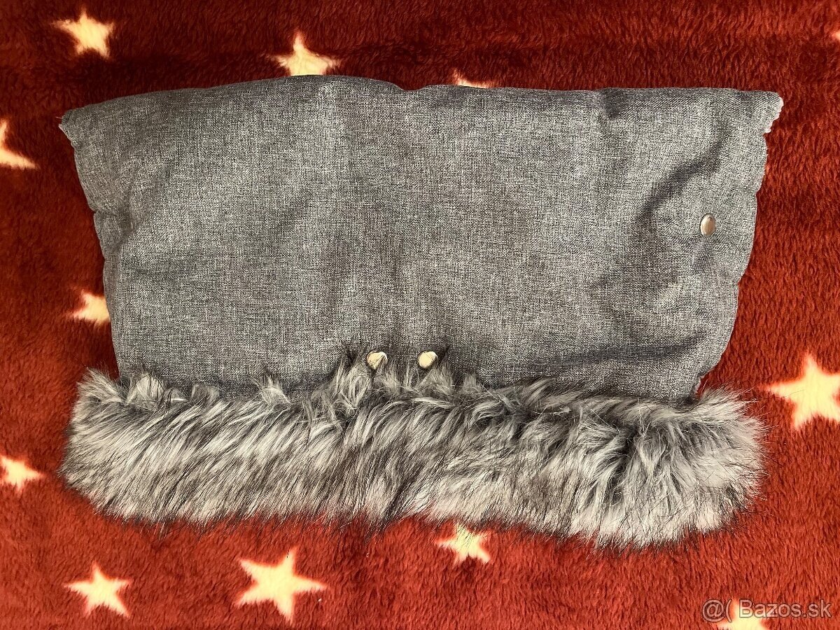 Rukávnik na kočík, sivý - 2