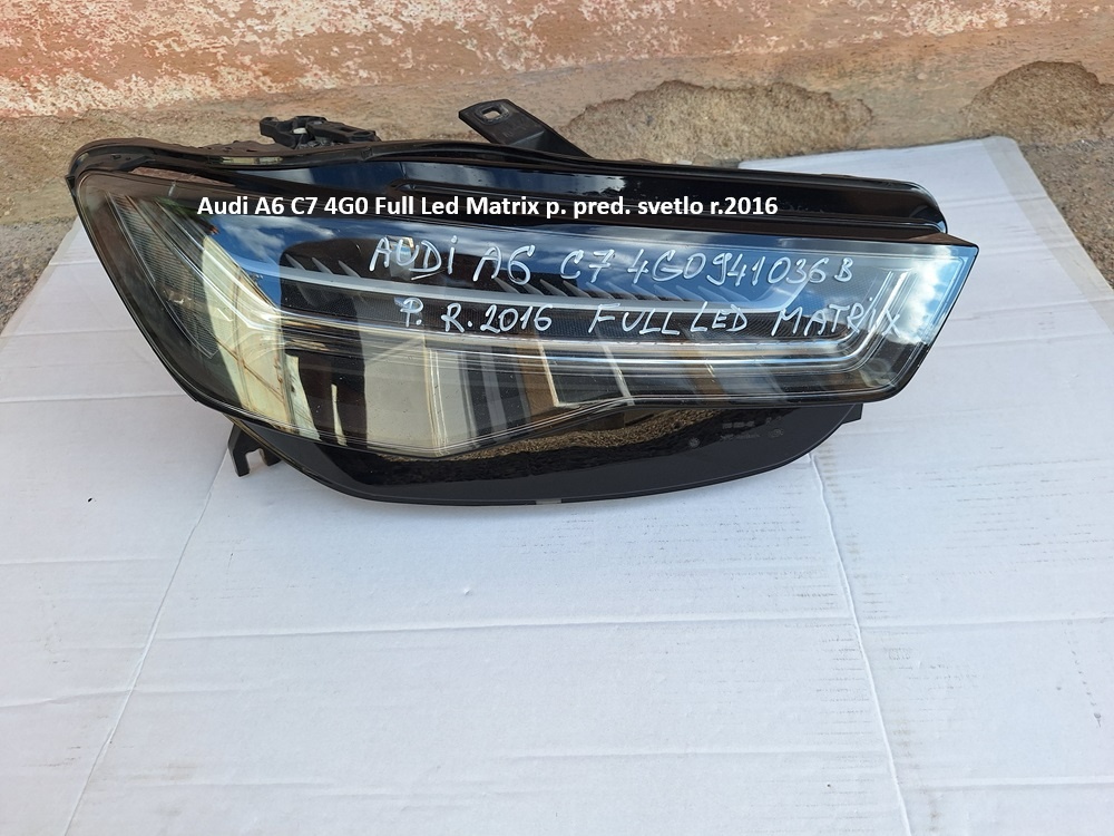 Audi A6 C8 4K0 , C7 4G0 predné svetlá - 2
