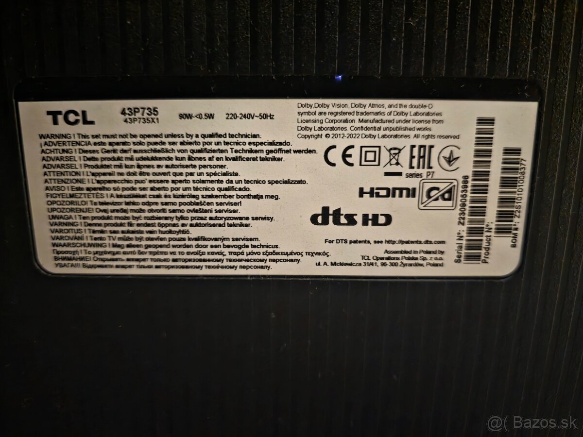 TCL Smart Televízor - 2